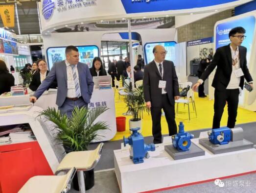 精心准备 盛装亮相 --恒盛泵业第20届上海海事展进行时